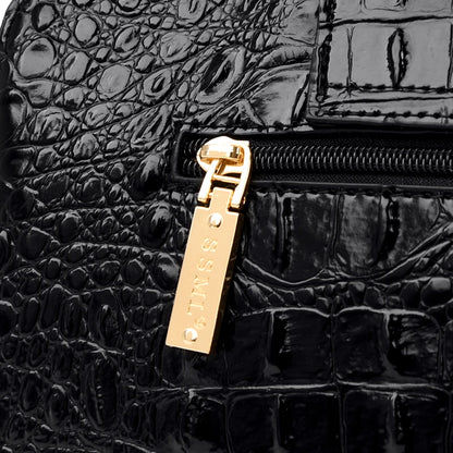 New Leather Women Messenger Bags Crocodile Female Crossbody Shoulder Hand bags For Women 2023 High Quality Ladies Handbags
