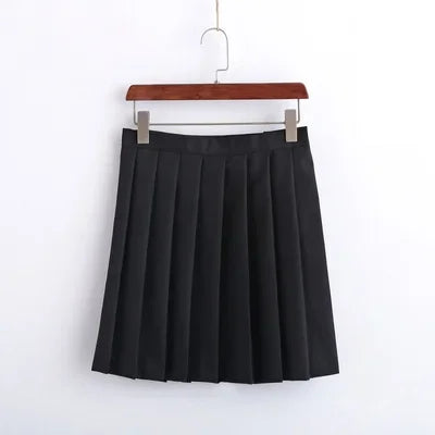 Spring Autumn Long Sleeve Japanese JK Sets School Uniforms Girls Musketeers High School Women Novelty Pleated Skirt Sailor Suits