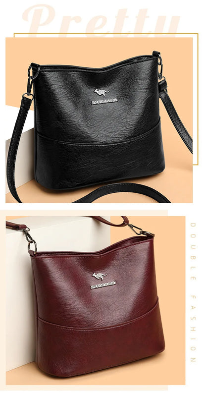 Genuine Brand PU Leather Sac Luxury Handbags Women Bags Designer Shoulder Crossbody Hand Bags for Women 2026 Purses and Handbags
