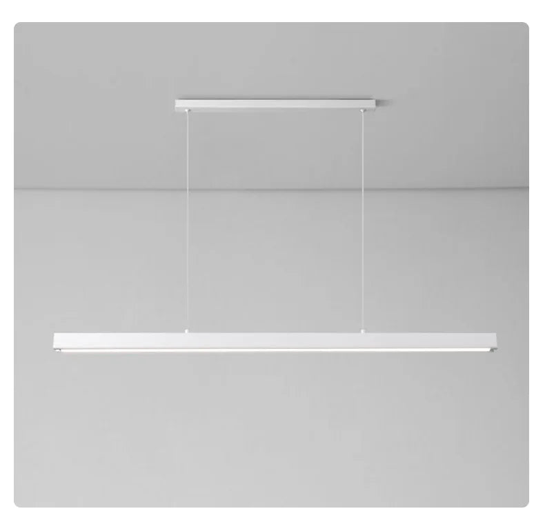 Dining Room Chandelier Dining Table Lighting Kitchen Bar Light LED Linear Lamp Restaurant Pendant Lights Modern Brief Droplight