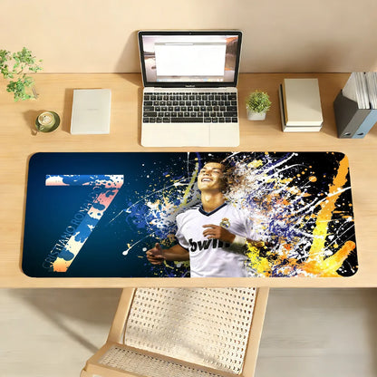 Athlete C-CR7 Mouse Pad Anti Slip Rubber Edge Locked Thickened Laptop Gaming Desk Mat