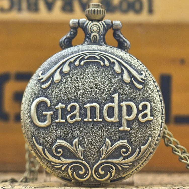Vintage Quartz Pocket Watches With Chain Retro The Greatest Pocket Watch Necklace For Grandpa Dad Gifts Reloj De Bolsillo