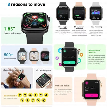 2026 Series 10 Watch 10 GPS Smart Watch Memory Music Video Bluetooth Call Heart Rate Waterproof NFC Smartwatch For Apple Android