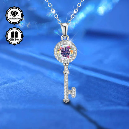 Christmas Gift for, Moissanite Necklace for Women, Jewelry for Women, Hypoallergenic Necklace, High Quality Jewelry, Bohemian,