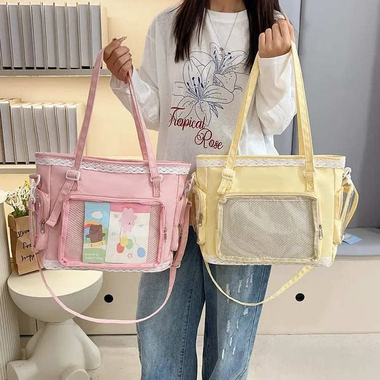 Ballet Girl Large Appetite Itabag Japanese Two-Dimension Single Shoulder Crossbody Bag Gift For Friends Women'S Handbag