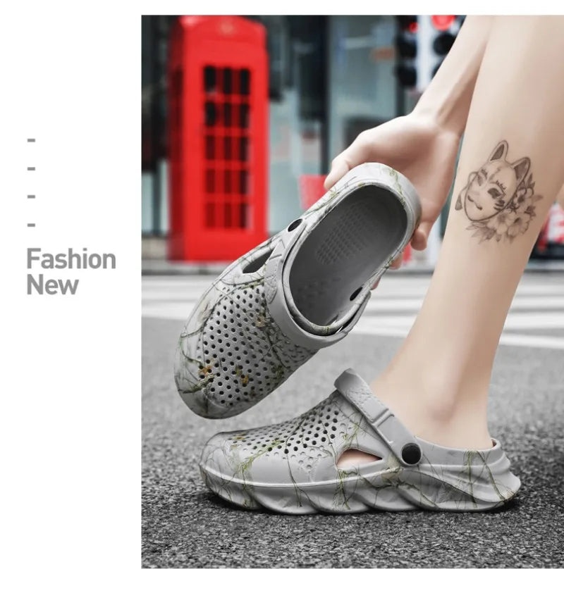 Plus Size 46 47 Summer Sandals for Men and Women Breathable EVA Beach Slippers Men Clogs Men Flip Flops Comfort Men Casual Shoes