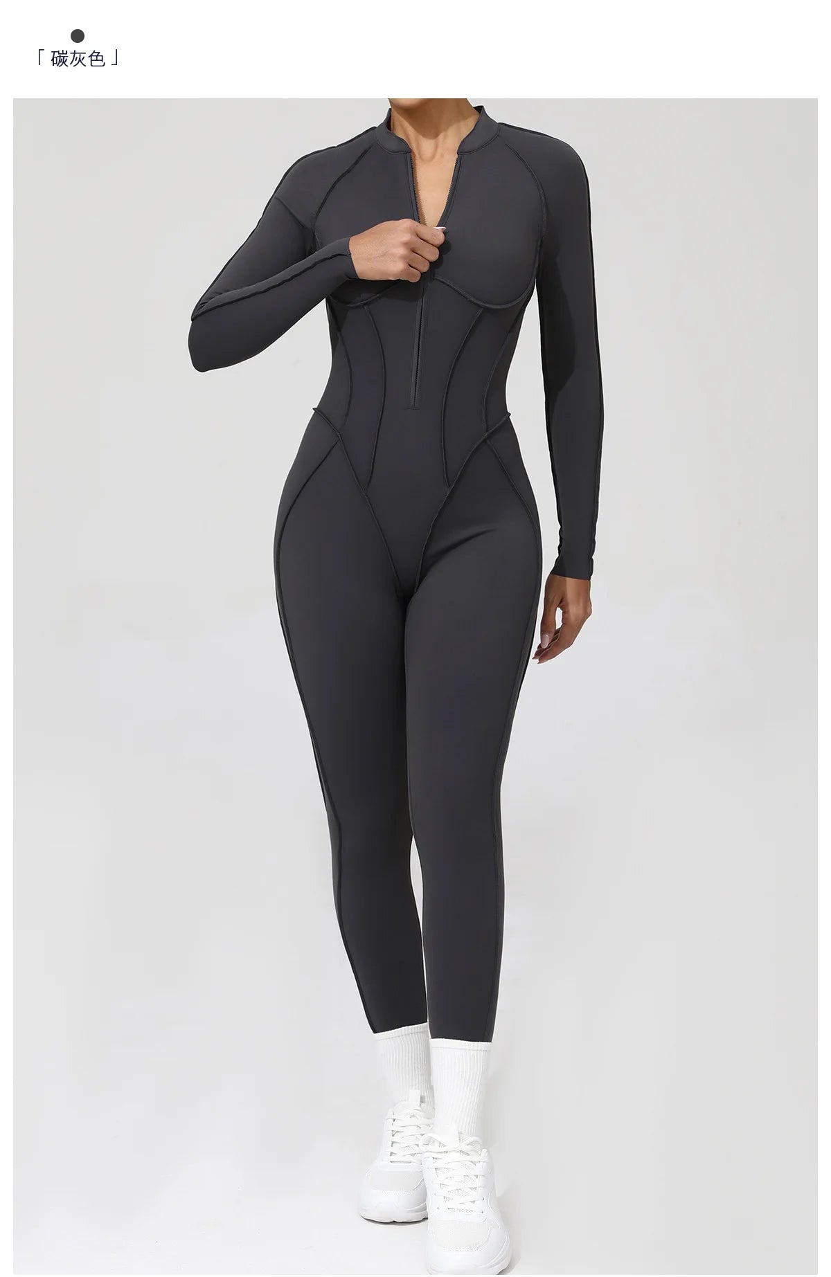 One Pieces Long Jumpsuits Sexy Womens Overalls Mono Streetwear Yellow Body Long Sleeves Woman Clothing Summer Gym Sportswear