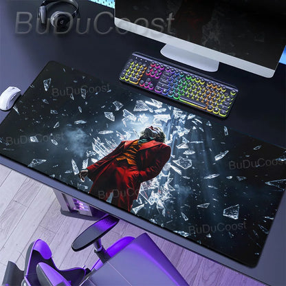 J-Jokers Popular Movies Mousepad HD Printing Computer Gamers Locking Edge Non-slip Mouse Pad XXL Non-Slip Keyboard PC Desk Pad