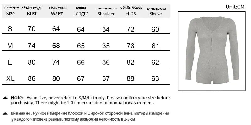 Autumn New Women's Jumpsuits Fashion Long Sleeves Casual Slim Knitted Rompers Solid Sexy V-Neck Female Bodycon Elegant Clothing