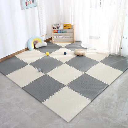 30x30cm EVA Puzzle Mat – Thick Baby Play Mat for Kids, Non-Slip & Waterproof Crawling Floor Tiles, Interlocking Foam Rug