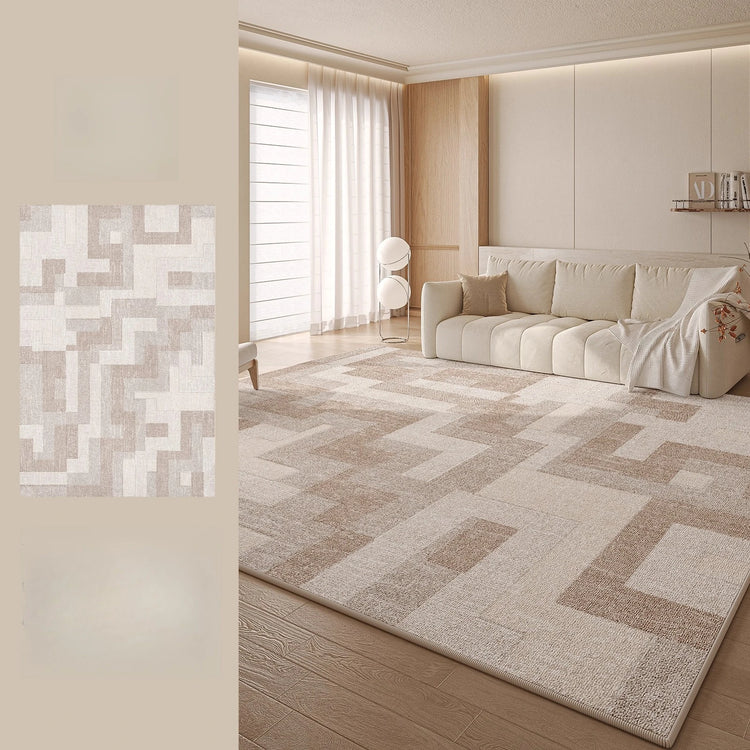 Cream Style Rugs for Bedroom Large Area Living Room Decoration Plush Carpet Home Fluffy Soft Floor Mat Thick Washable Lounge Rug