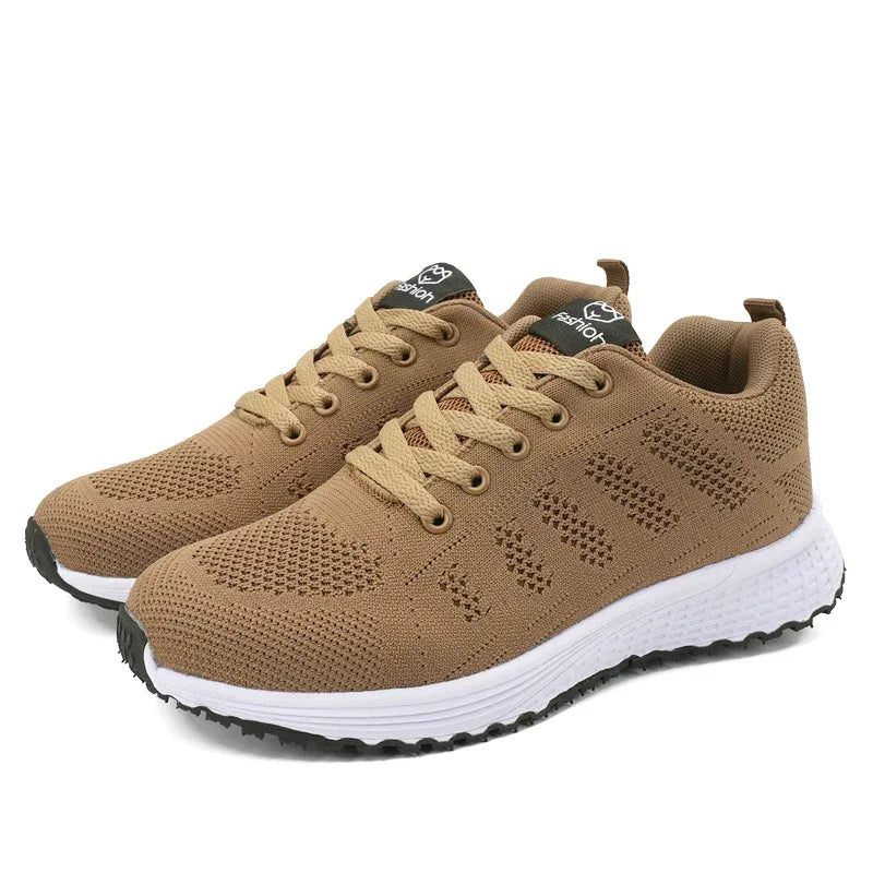 Women Shoes Luxury Brand Casuall Sneakers Shoe Summer Woman Running Shoe Breathable Comfortable Fashion Walking Lace Up Sneakers