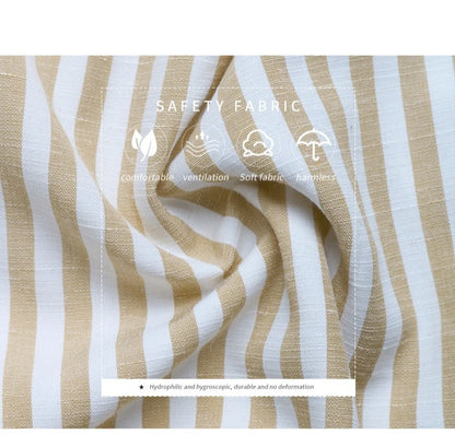 Ladies Striped Sleeveless Belted Romper, Loose Single Breasted Summer Jumpsuit Casual Streetwear
