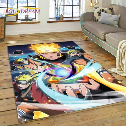 Cartoon 3D I-Itachi Japan Anime Carpet Rug for Living Room Bedroom Home Sofa Decoration,Kids Play Area Rug Non-slip Floor Mat