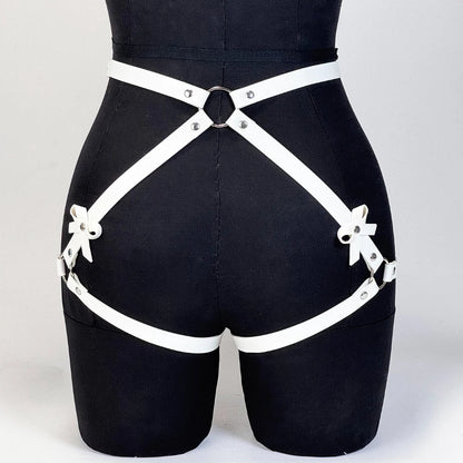 Women Fashion Belt Adjustable Street Style  Leg Harness Belt Thigh Garter Gothic Casual Wild Decoration Belts Clothing Accessory