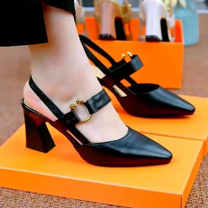 Sapatos Femininas Women Sexy Silver Wedding High Quality Buckle Strap Square Heel Shoes Lady Bridal Golden High Heel Shoes E55