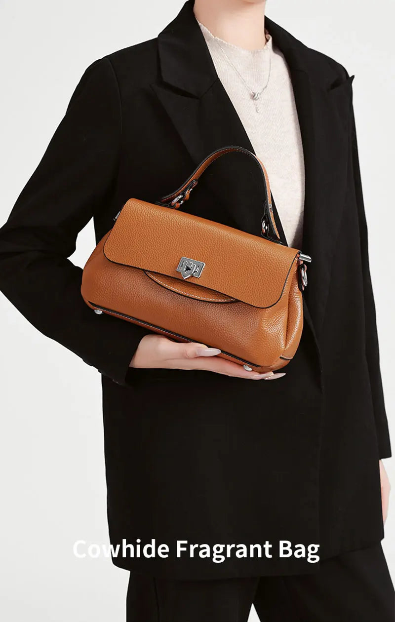 Genuine Leather Women's Bag Luxury Designer Crossbody Bags High Quality Cowhide Women Shoulder Bag Female Handbags M8863