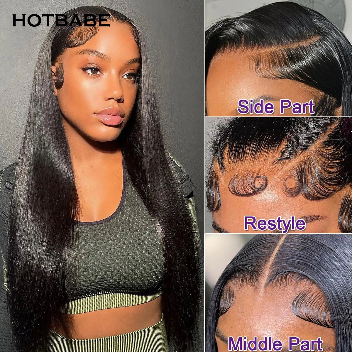 Glueless Wigs Real HD Lace Frontal Wig Human Hair Wig For Woman Melt Skins Silky Straight 4×4/5×5 HD Lace Front Wig 13×4 HD Lace