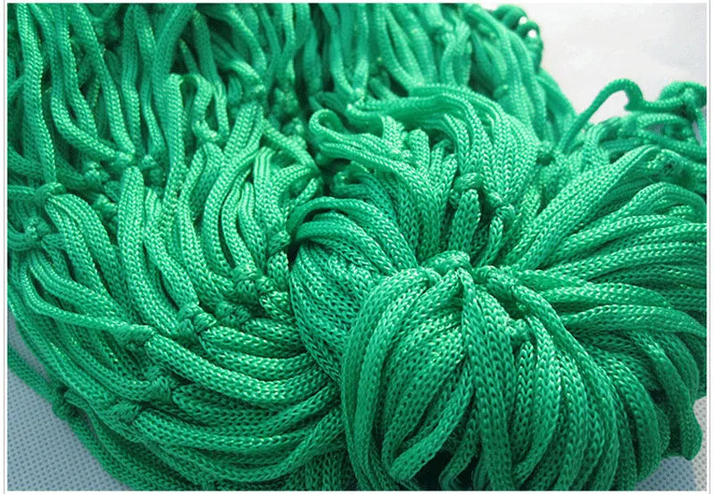 Outdoor Camping Hammock Portable Net Swing /Tree Straps, Single or Double Mesh Nylon Hammock for Outside, Hiking, and Travel