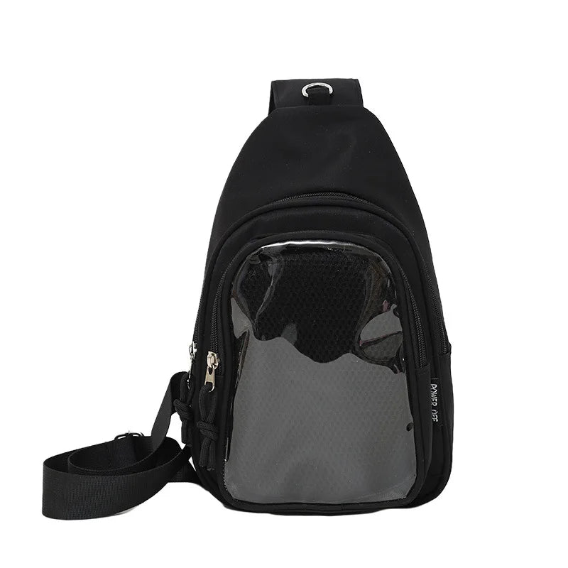 Kawaii Japanese Itabag Girls Soft Nylon Backpack Crossbody Bags 10CM Doll Women With Display Plate Cross Body Sling Pouch 2025