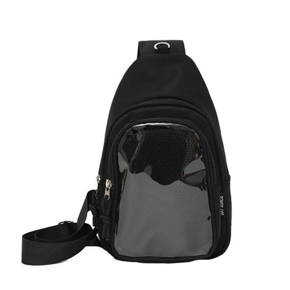 Kawaii Japanese Itabag Girls Soft Nylon Backpack Crossbody Bags 10CM Doll Women With Display Plate Cross Body Sling Pouch 2025