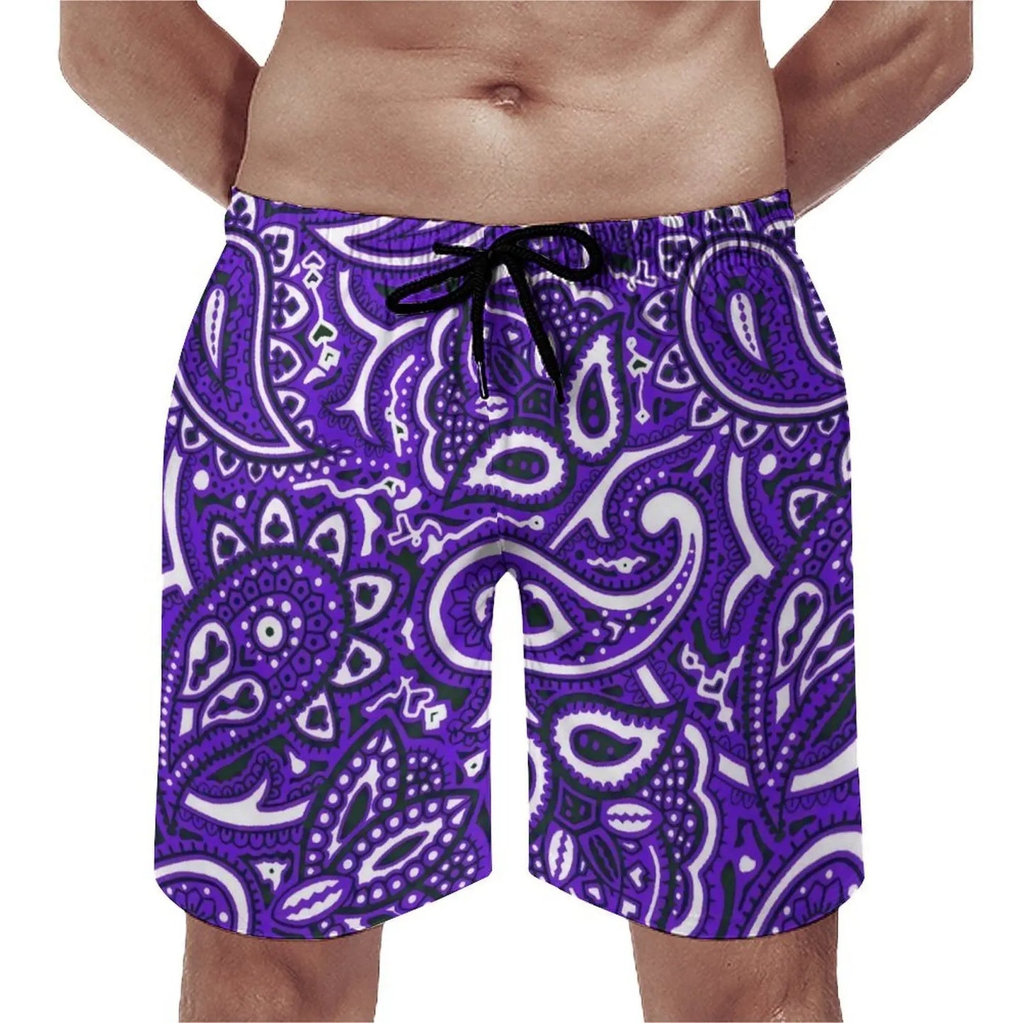 Customizable Bandana Men'S And Women'S Swimsuits Women One Piece Swimsuits Men Swimming Trunks And Beach Couple Outfits