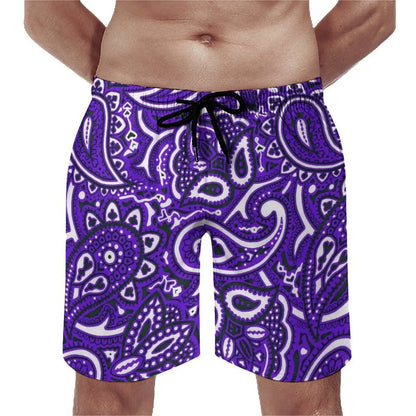 Customizable Bandana Men'S And Women'S Swimsuits Women One Piece Swimsuits Men Swimming Trunks And Beach Couple Outfits