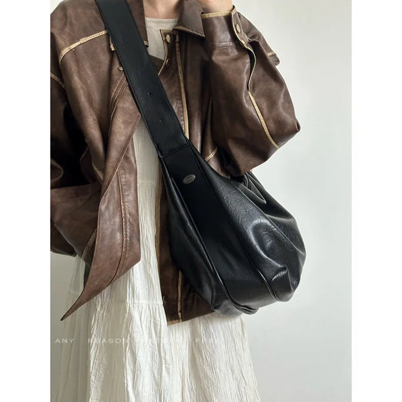 CGCBAG 2025 New Fashion Luxury Designer Tote Bag Simple Solid Commuting Original Brand Handbags Women Soft Leather Shoulder Bag