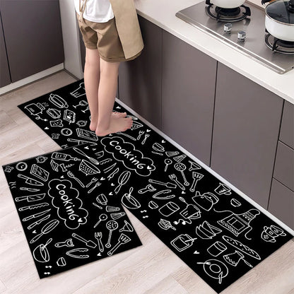 VIKAMA Kitchen Floor Mat Living Room And Bedroom Entrance Door Mat Home Decoration Laundry Room Corridor Long Small Carpet