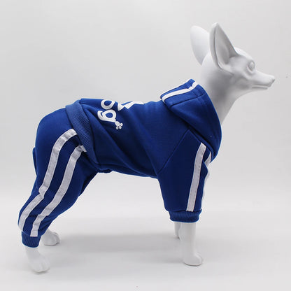 Spring Dog Jumpsuit Sports Suit for Small Dogs - Charming Pet Apparel for Chihuahua Terrier Beagle - Comfortable Clothing