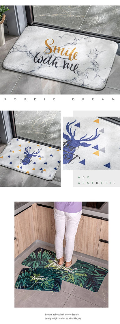 House Entrance Doormat BBS Wheel HubHallway Carpet Living Room Rugs Foot Carpets Bathroom Rug Floor Mats Non-slip Home Decor