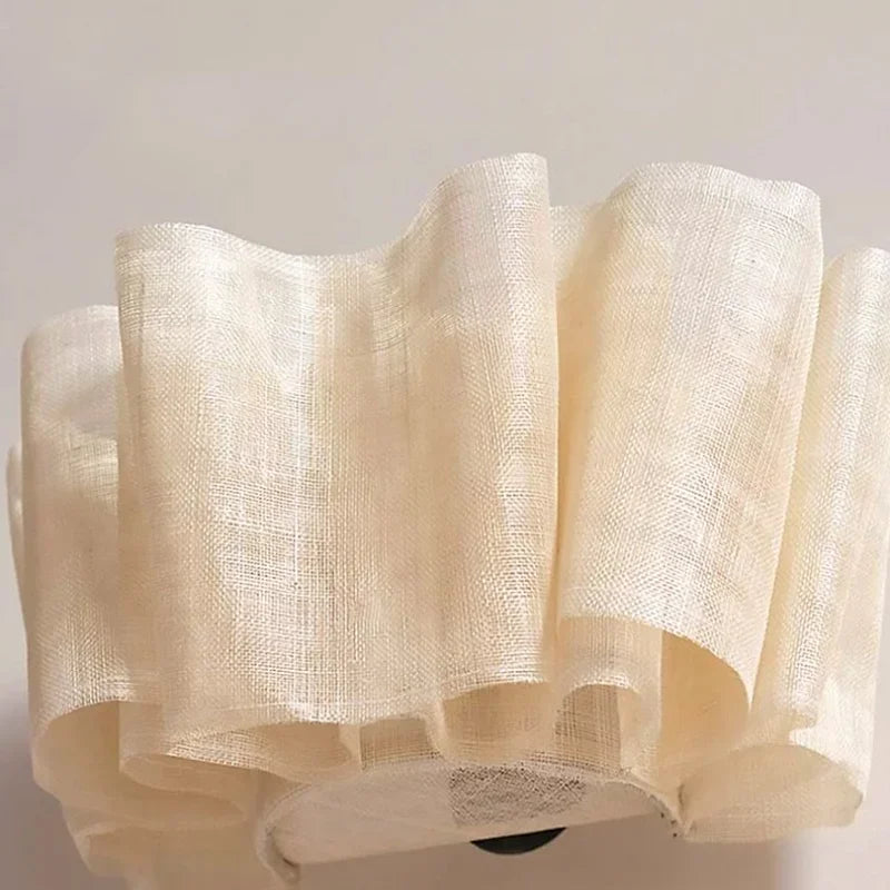 Japanese Wabi-Sabi Style Fabric Chandeliers Medieval Vintage Tea Room Restaurant Pendant Lights Lighting Bedroom Lustre Lamps