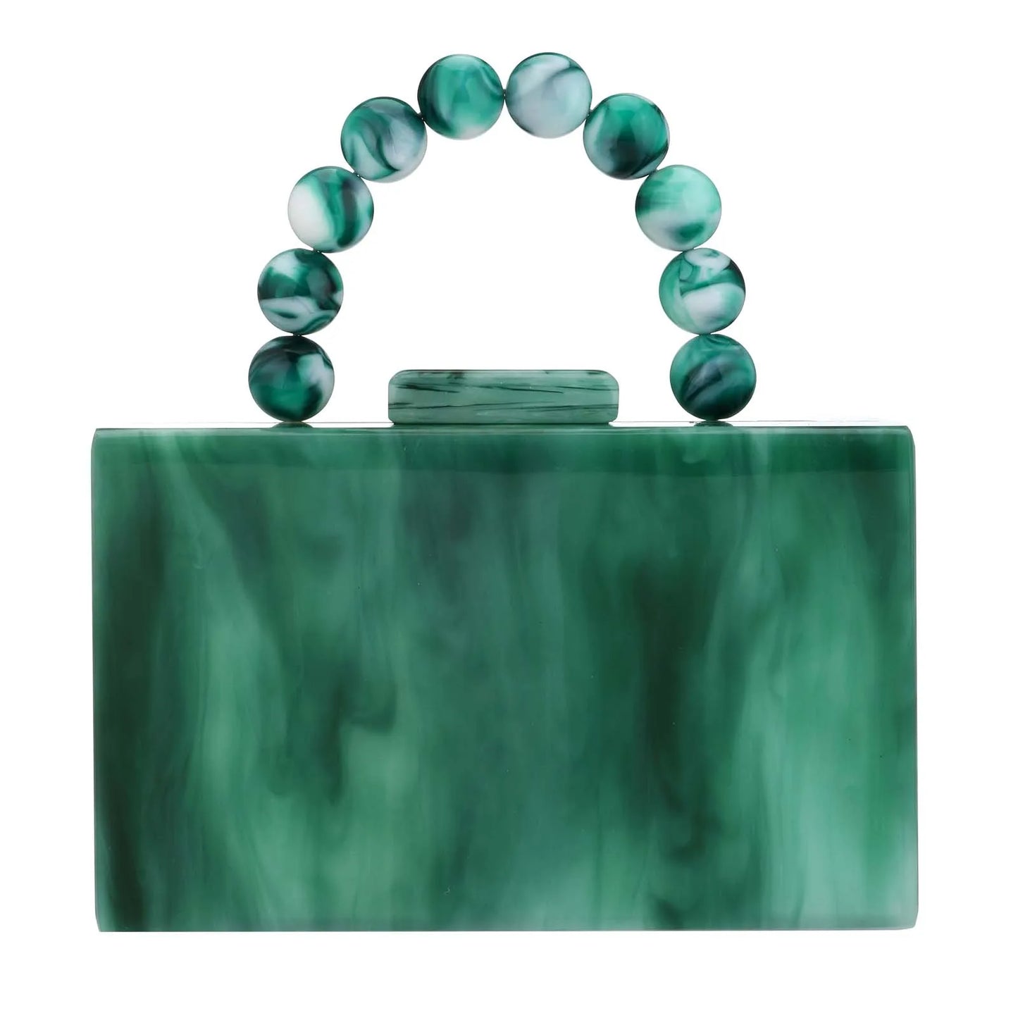 Beading Handbag Marble Acrylic Luxury Box Clutch Evening Bags Wedding Party Chain Shoulder Bag Dinner Dress Purse Festival Gift