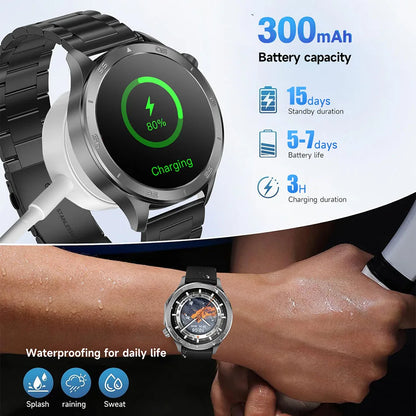 2025 New For OPPO Watch X2 GPS Smart Watch Men High-end Business Men Bluetooth Call IP68 Waterproof Fitness Tracker Smartwatches