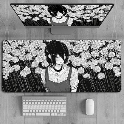 HD Chainsaw Man XXL Mouse Pad Anime reze Gamer Makima Gaming PC Accessories Mouse pads Large Keyboard Desk Mat Computer Keyboard