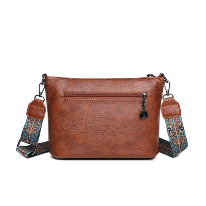 Solid Color Luxury Designer High Quality Leather Women's Handbag Purses Multifunctional Ladies Shoulder Messenger Bags Sac Femme