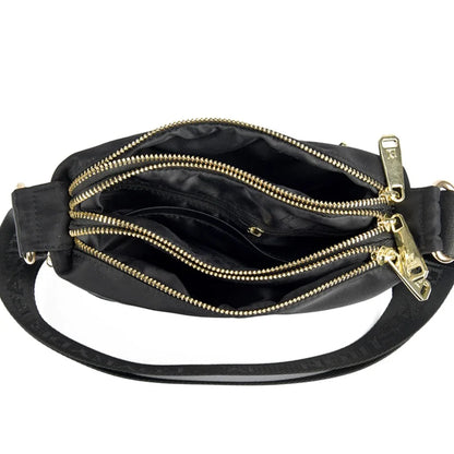 High Quality Women's Waterproof Nylon Multilayer Crossbody Bag Ladies Large Capacity Handbag Purse Female Shoulder Bags 3 Layers