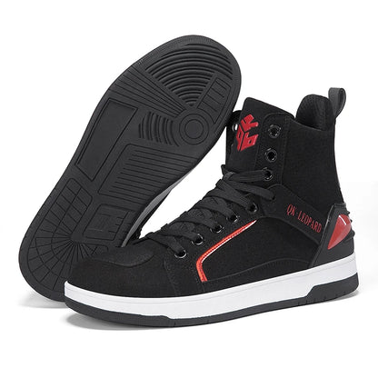 2026 New Men's Motorcycle Shoes Fashion Breathable Men Motorcycle Boots Road Racing Motos Protective Boot TPU Anti-fall Shoes