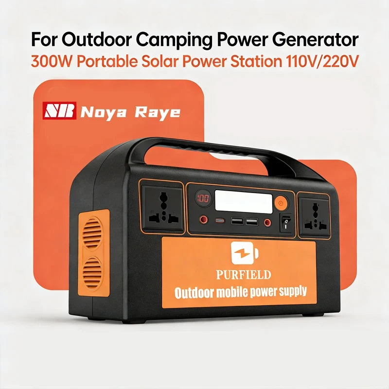 300W 90000mAh Emergency Power Supply 110V/220V AC Portable Power Station for home car refrigerator