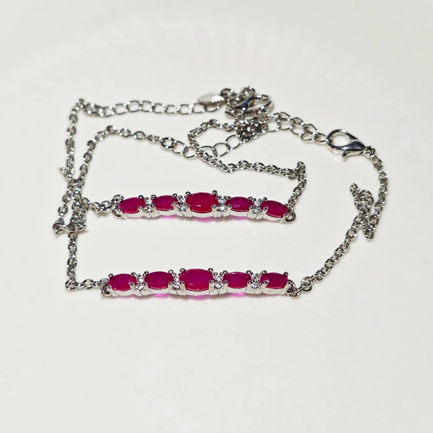 WEDDING Natural Ruby Bracelet For Women Adjustable Fine Jewelry Stone luxury fashion women jewelry anniversary & engagement