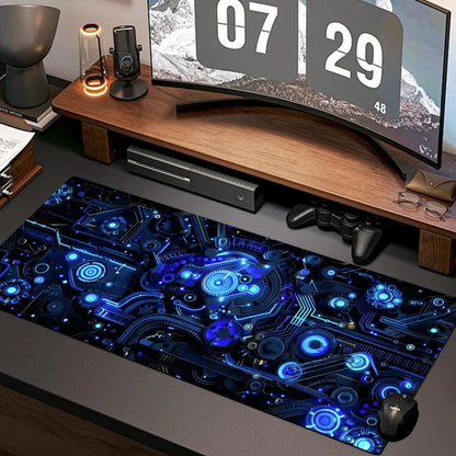 electronic panel Mouse Pad New Computer Home Mousepad XXL Desk Mats Natural Rubber Office Anti Slip Gaming Accessories pad
