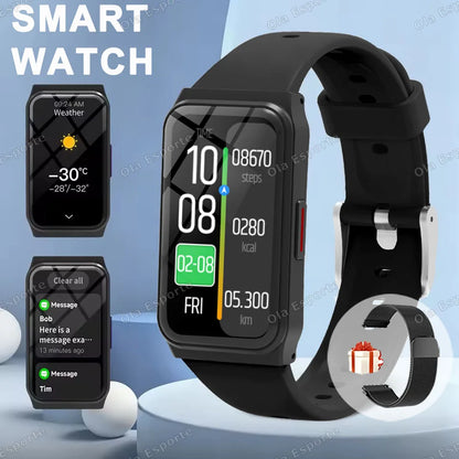 New Smart Watch Lightweight Health & Sleep Monitoring Multiple Sport Modes Music Control For Men Women Smartwatch Holiday Gifts