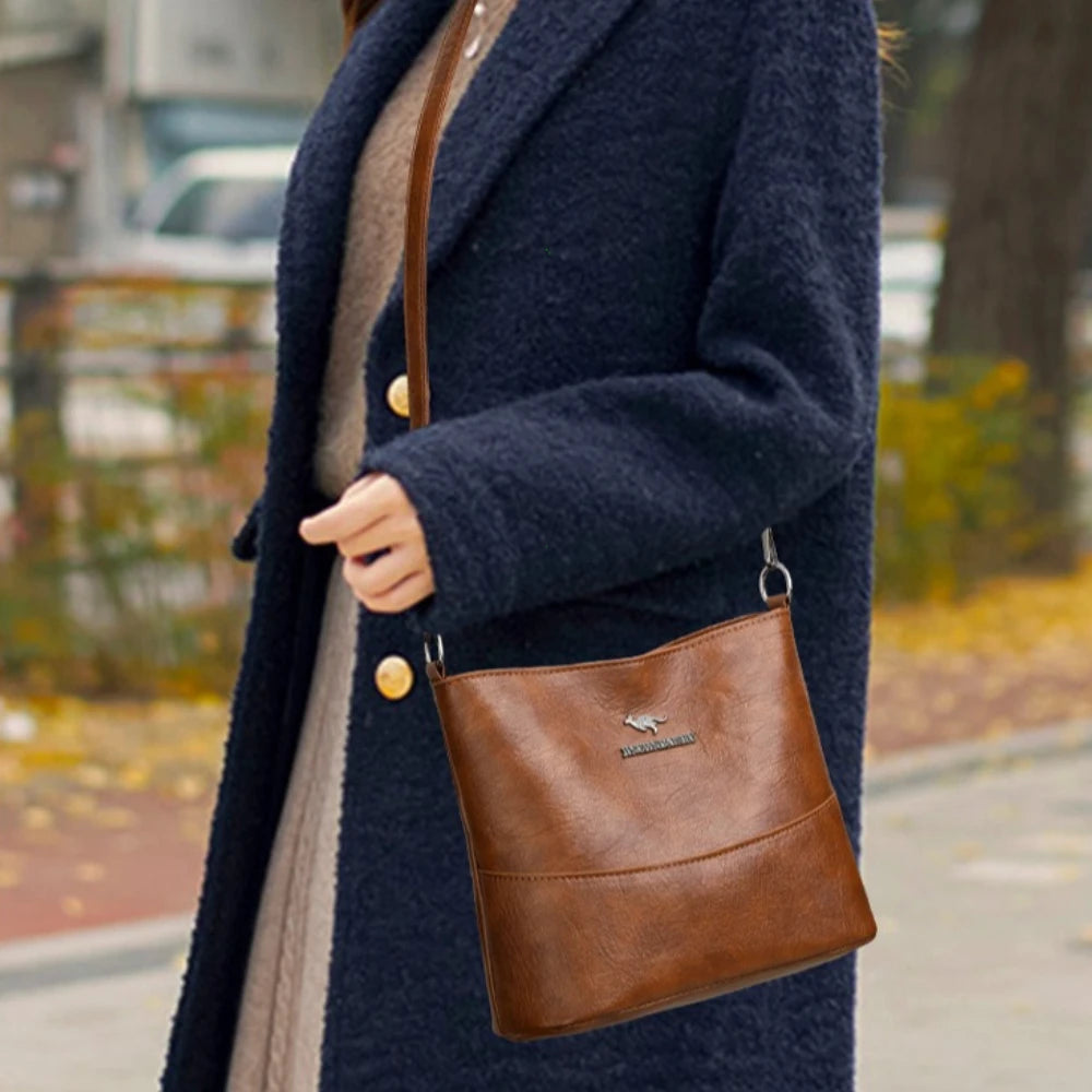 Genuine Brand PU Leather Sac Luxury Handbags Women Bags Designer Shoulder Crossbody Hand Bags for Women 2026 Purses and Handbags