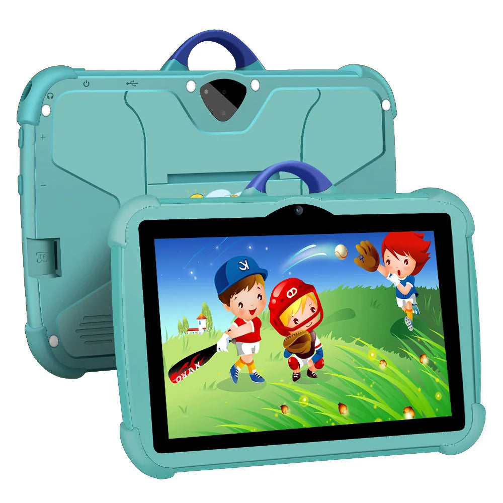 New 5G WIFI 7 Inch Android Kids Tablets Quad Core 4GB RAM 64GB ROM Dual BOW Cameras Cheap And Simple Children's Gifts Tablet PC