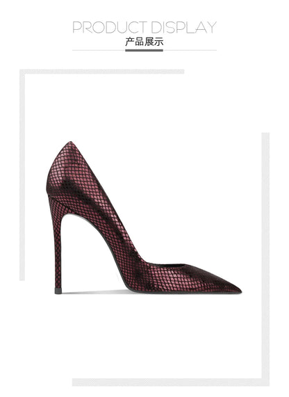 Heels for Women 2026 Black Real Leather Elegant Woman Shoes Luxury Pumps Pointed Toe Fashion Ladies Party Prom Shoes Women Shoes