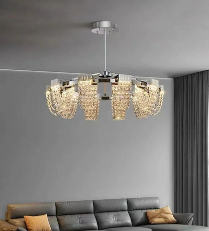 2025 New Home DecorationPendant Lights Luxury Crystal Living Room Chandelier Bedroom Pendant Lamp Ceiling Light  Indoor Lighting