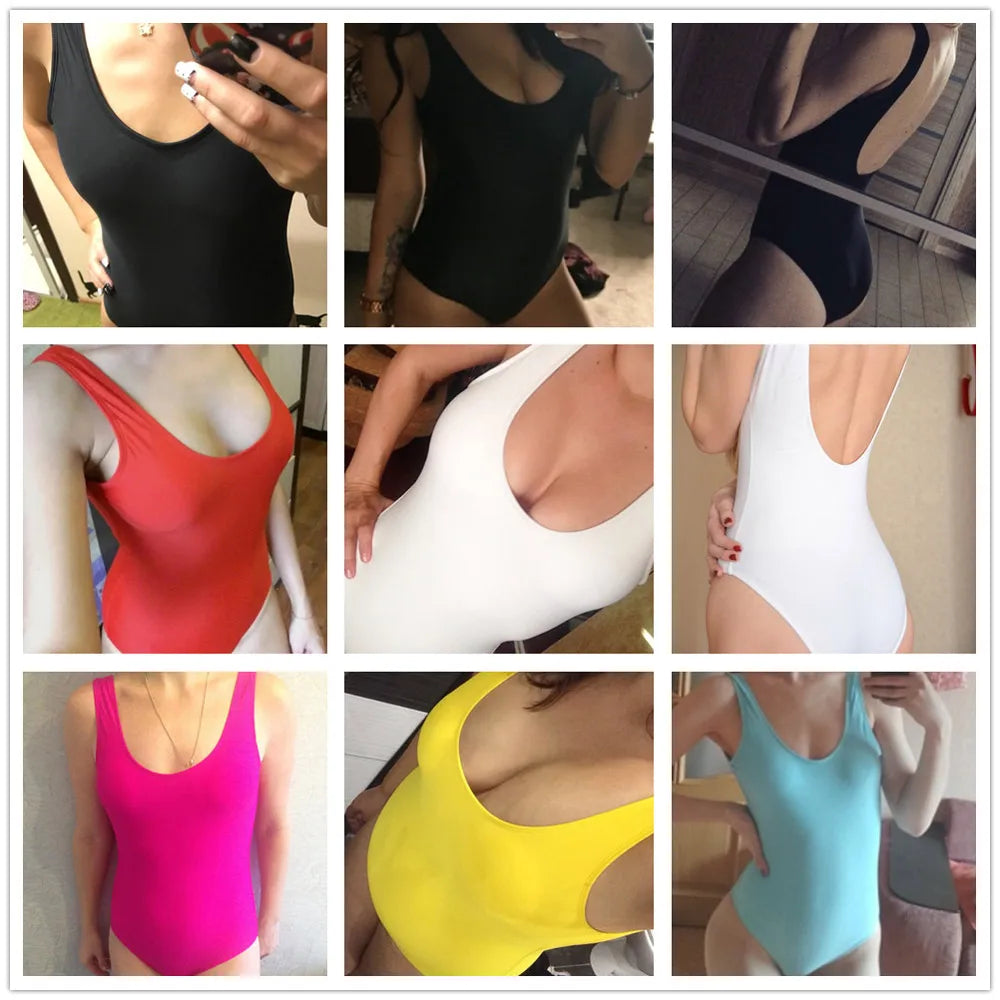 S - 6XL Sexy Female Plus Size Large Size One Piece Swimsuit Backless Monokini Swimwear Women Bather Bathing Suit Swim V128C