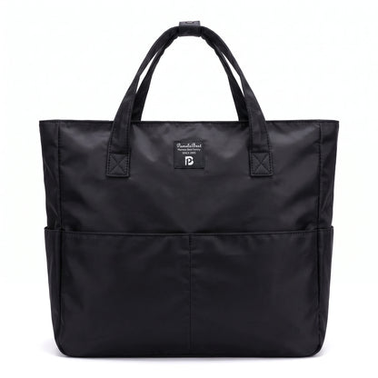 35L Large Gym Tote Bag for Women Soft Waterproof Polyester Yoga Handbag Multi Pocket Work Travel Beach Bag With Shoe Compartment
