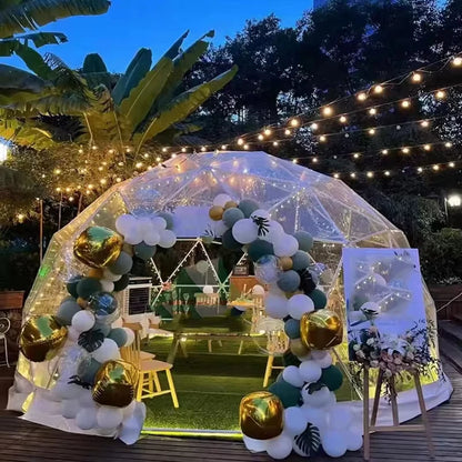 3.6M TPU Clear Bubble Dome Tent for Outdoor Events Parties Camping Cafe Dining - Luxury PVC Garden Igloo Style Tent Bubble Tree