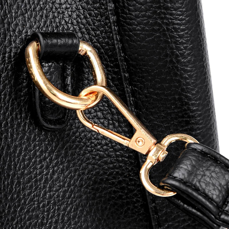 2024 Luxury Women Designer 3 Layers Shoulder Crossbody Sac Ladies Large Capacity Leather Handbags Shopper Brand Messenger Totes